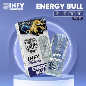 INFY POD พอตหัวใส กลิ่นกระทิงแดง Energy-bull ใช้กับเครื่อง Relx Infinity
