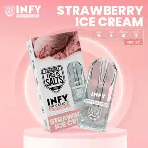 INFY Pod กลิ่น Strawberry Ice-cream (ไอศกรีมสตรอเบอร์รี่)